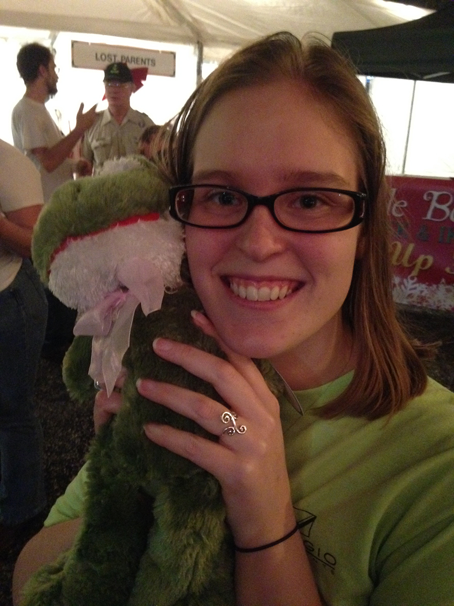 Me enjoying Sights & Sounds of Christmas
