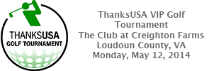 Announcement for the ThanksUSA Annual Golf Tournament