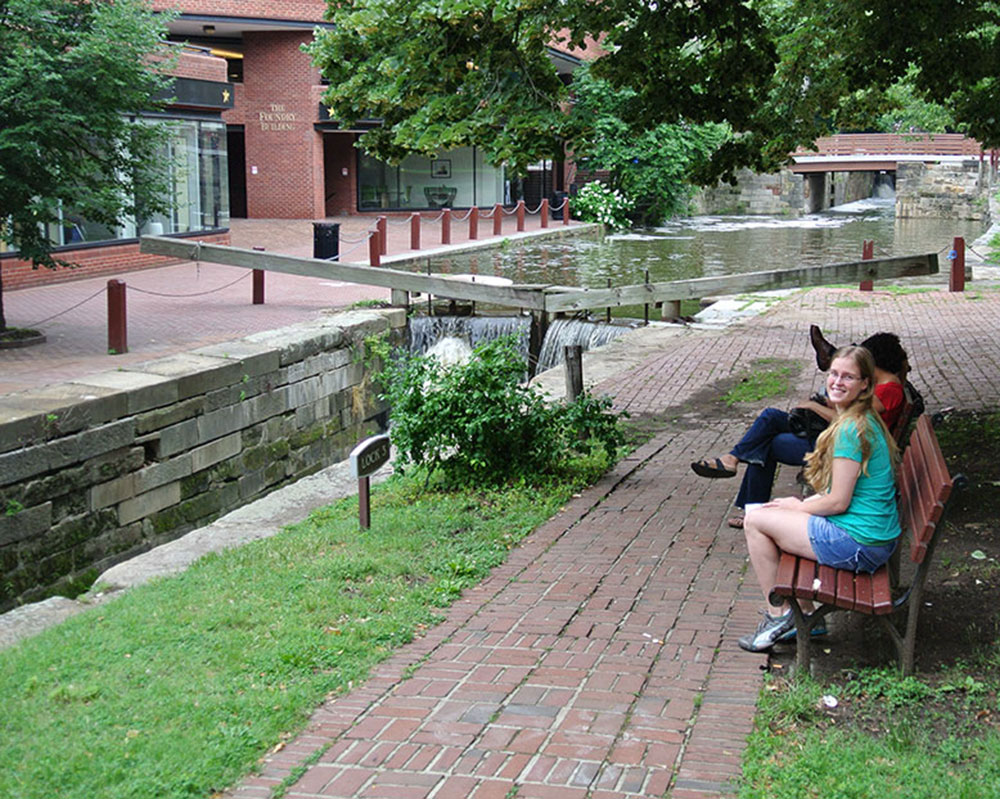 Me taking a break along the Georgetown River
