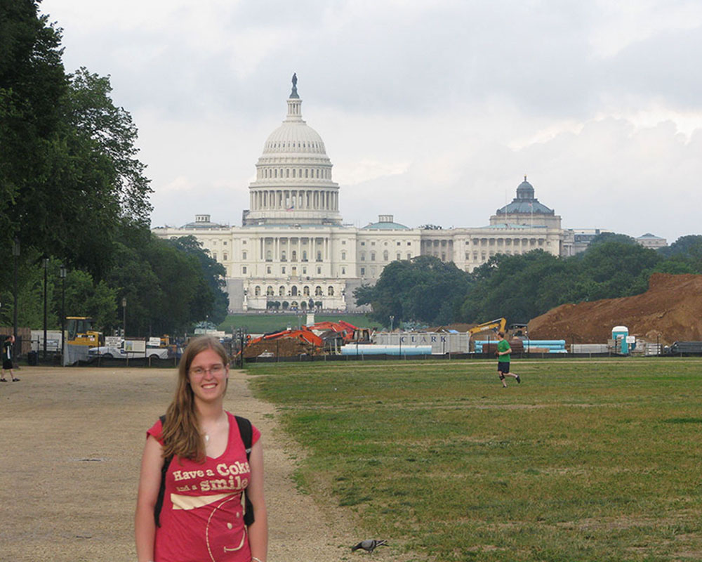 Me at the Capitol Building in D.C